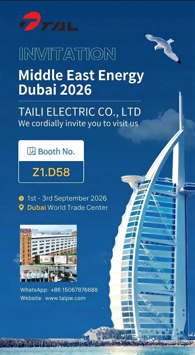 TAILI is diep geworteld in krachttransmissie en -distributie en toont solide kracht op Middle East Energy Dubai 2026