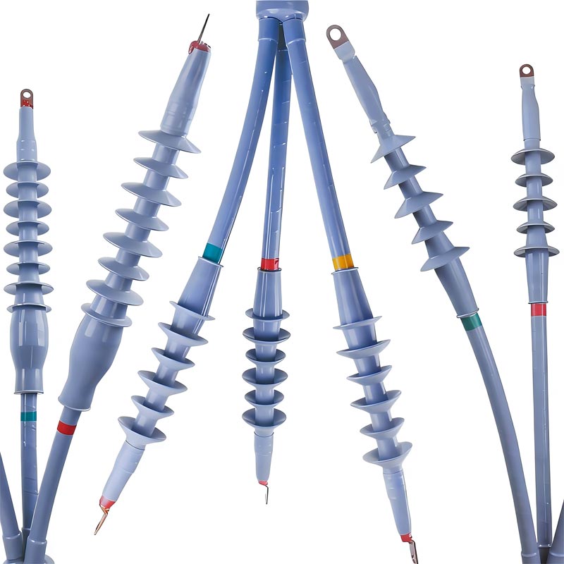 Koudkrimpende kabelafsluitset